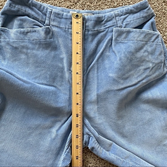 Talbots Corduroy Stretch Pants Womens Size 10 High Rise Blue - Picture 8 of 10